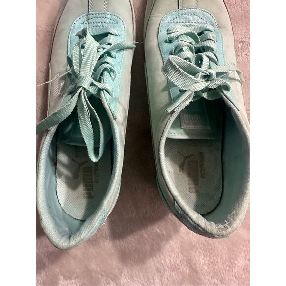 Puma Women's Size 9.5 Eco Ortholite Wedge Suede Sneakers Shoes - Picture 13 of 14